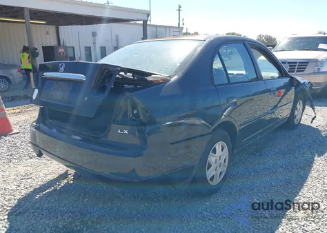 2003 Honda Civic Lx из США, поврежденный, VIN 1HGES16503L021458